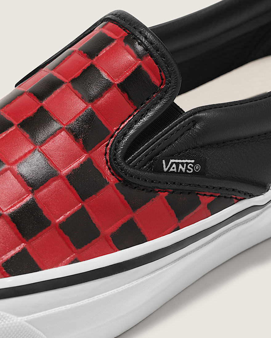 OTW Leather Checkerboard Slip-On 98 Vibram