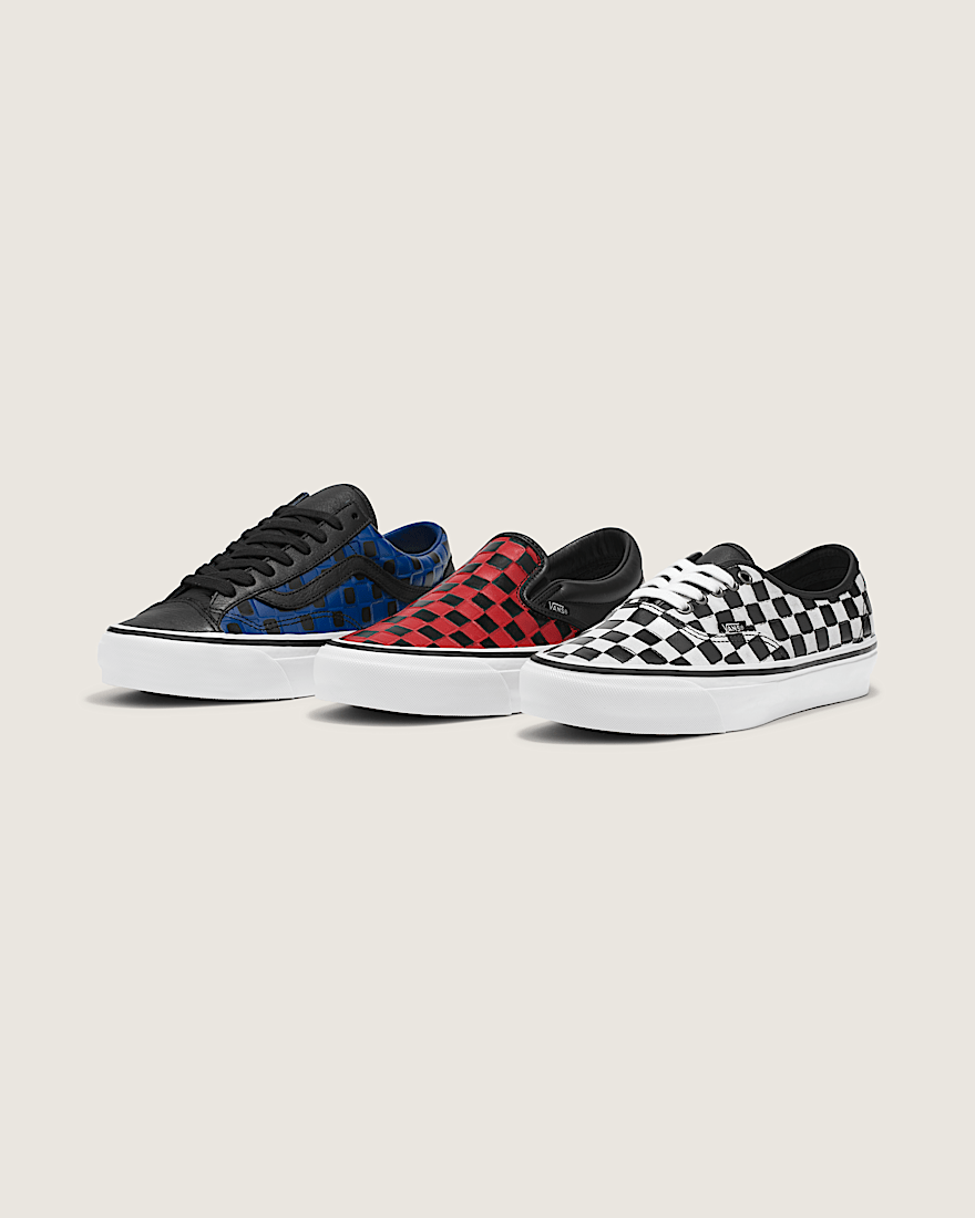 OTW Leather Checkerboard Slip-On 98 Vibram