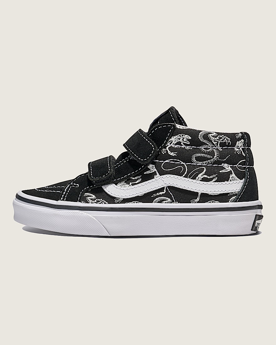 Little Kids Sk8-Mid Reissue V Skeleton Shoe - 1