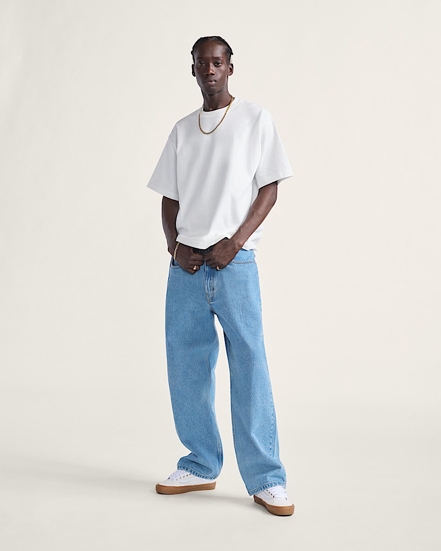 Check-5 Baggy Denim Pants