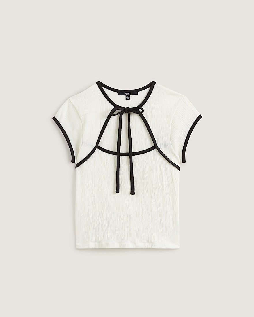 Kari Tie Neck Shirt - 1
