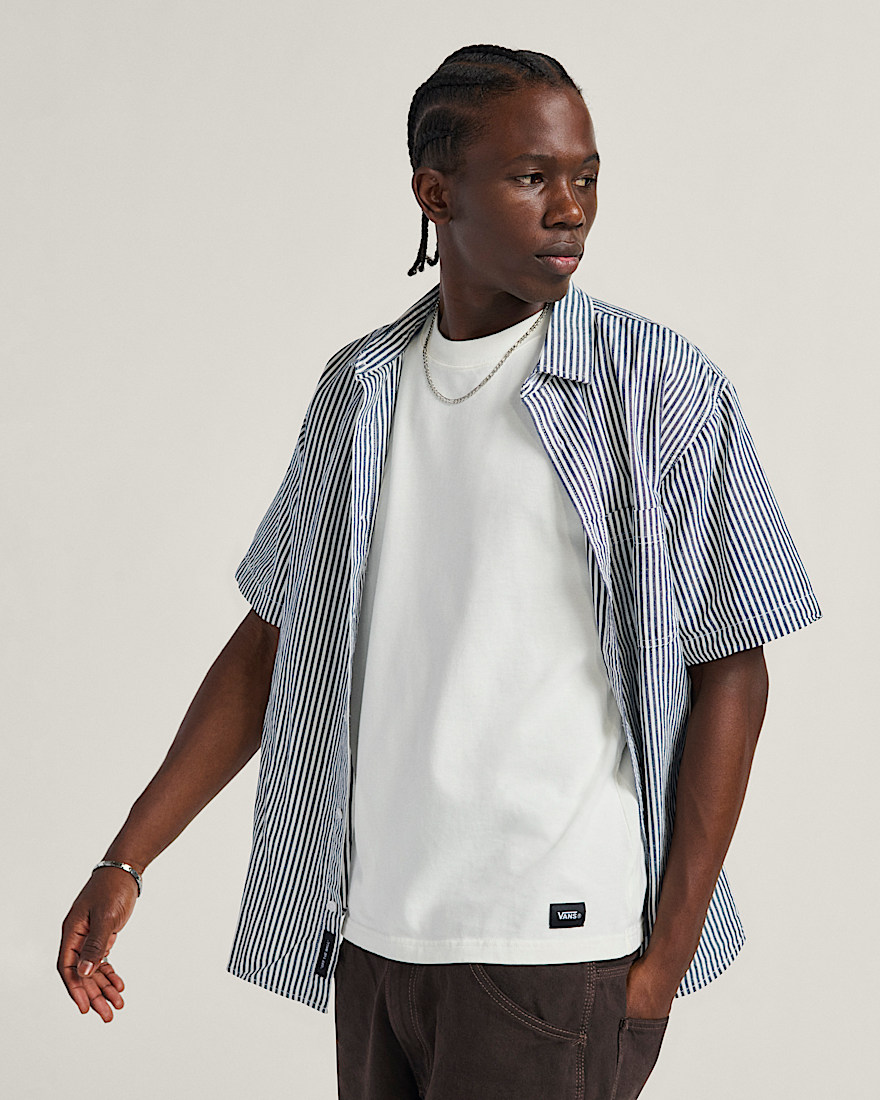 Lawson Stripe Button Up Shirt - 1
