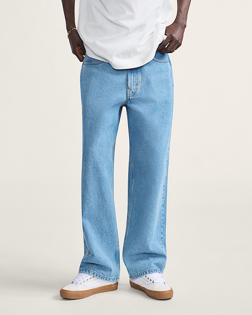 Check-5 Baggy Denim Pants - 1