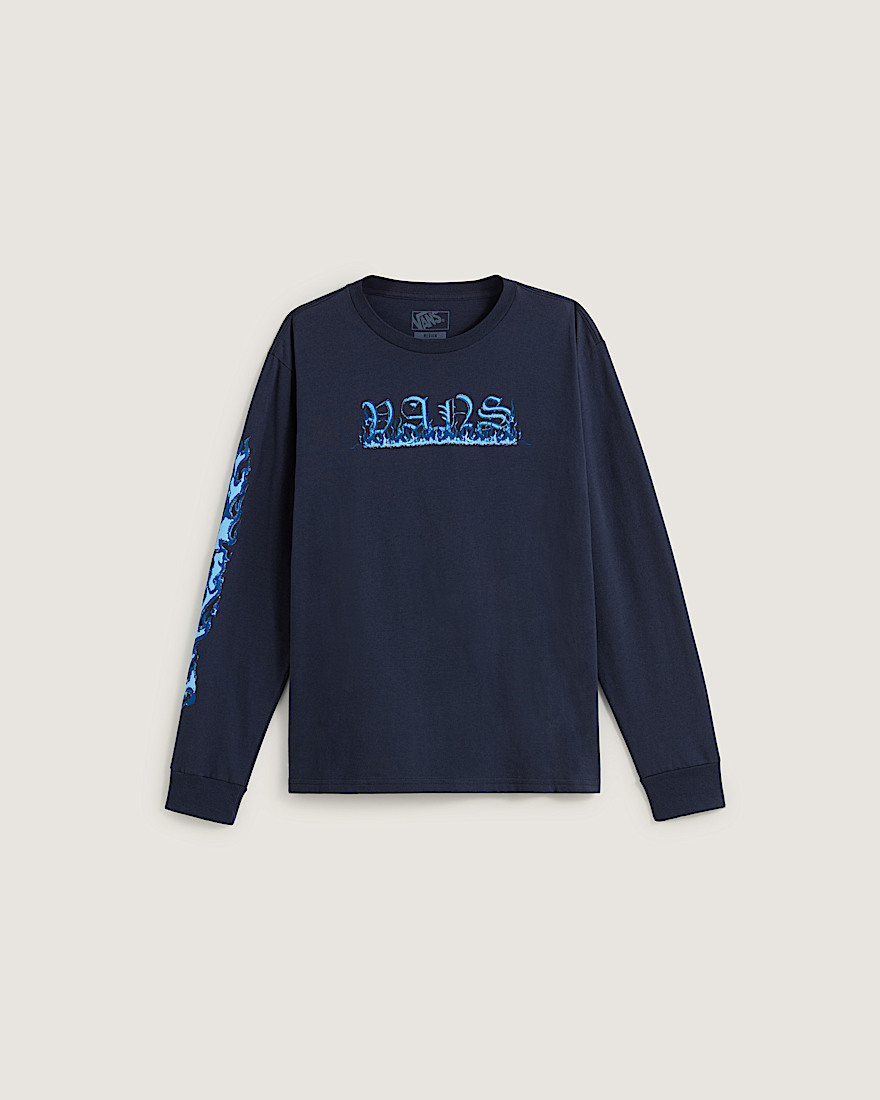 Big Kids Vans Inferno Long Sleeve T-Shirt - 1