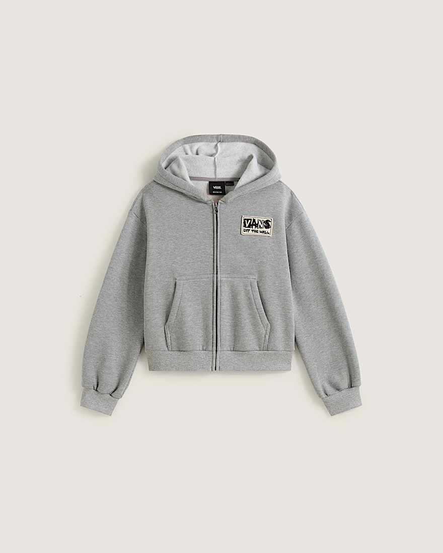 Big Kids Van-Archy Label Zip Hoodie - 1
