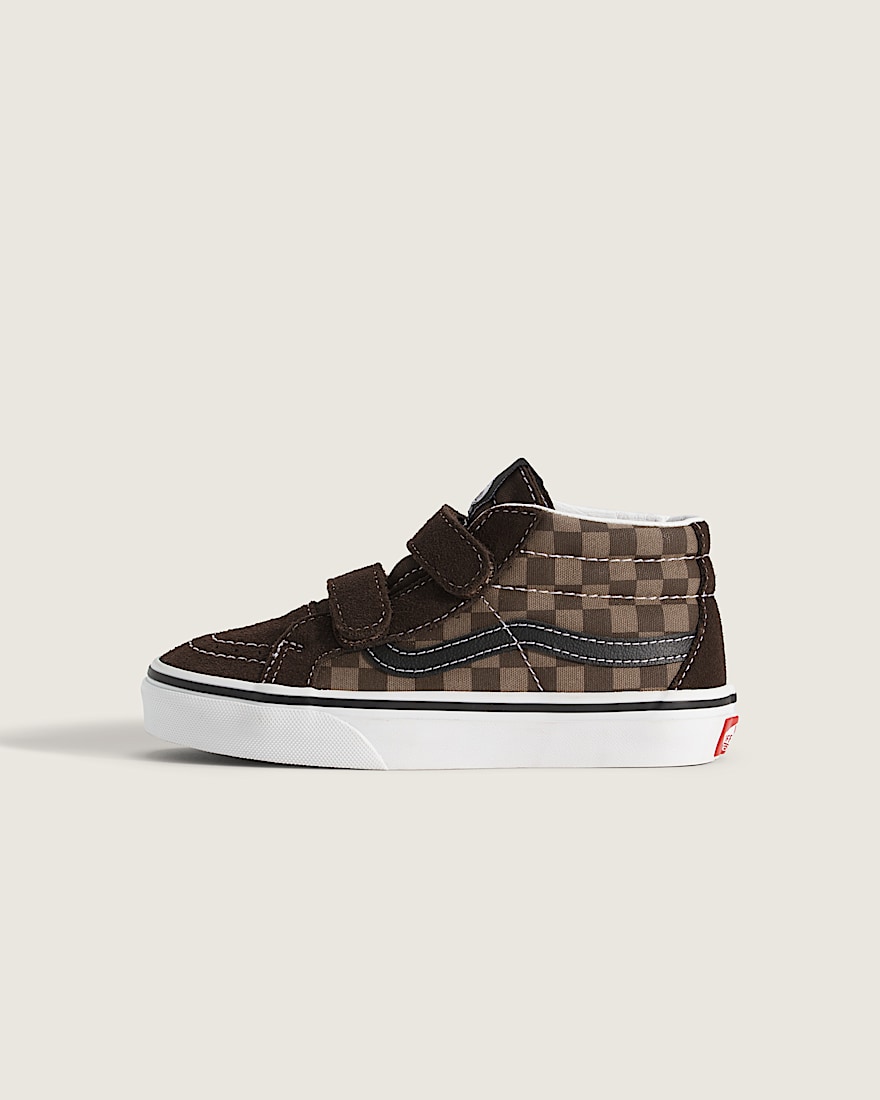 Little Kids' Sk8-Mid V Checkerboard Shoe - 1