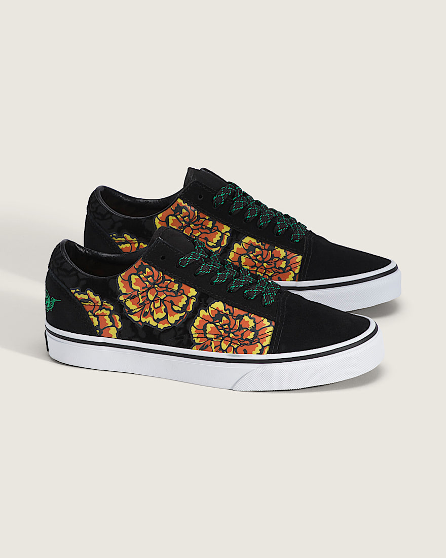 Old Skool Dia de los Muertos Shoe