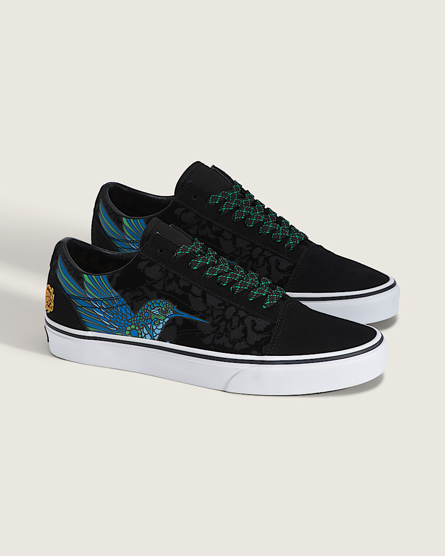 Old Skool Dia de los Muertos Shoe