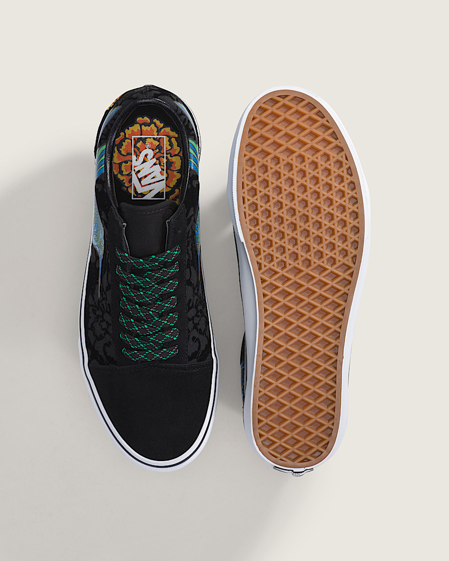 Old Skool Dia de los Muertos Shoe