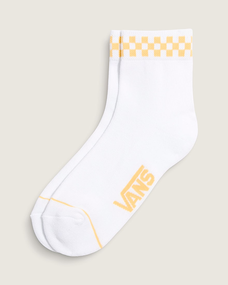 Peek-A-Check Crew Socks - 1