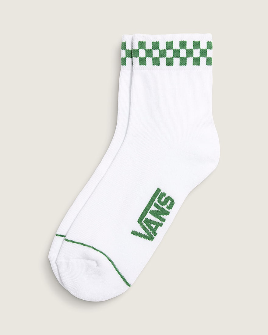 Peek-A-Check Crew Socks - 1