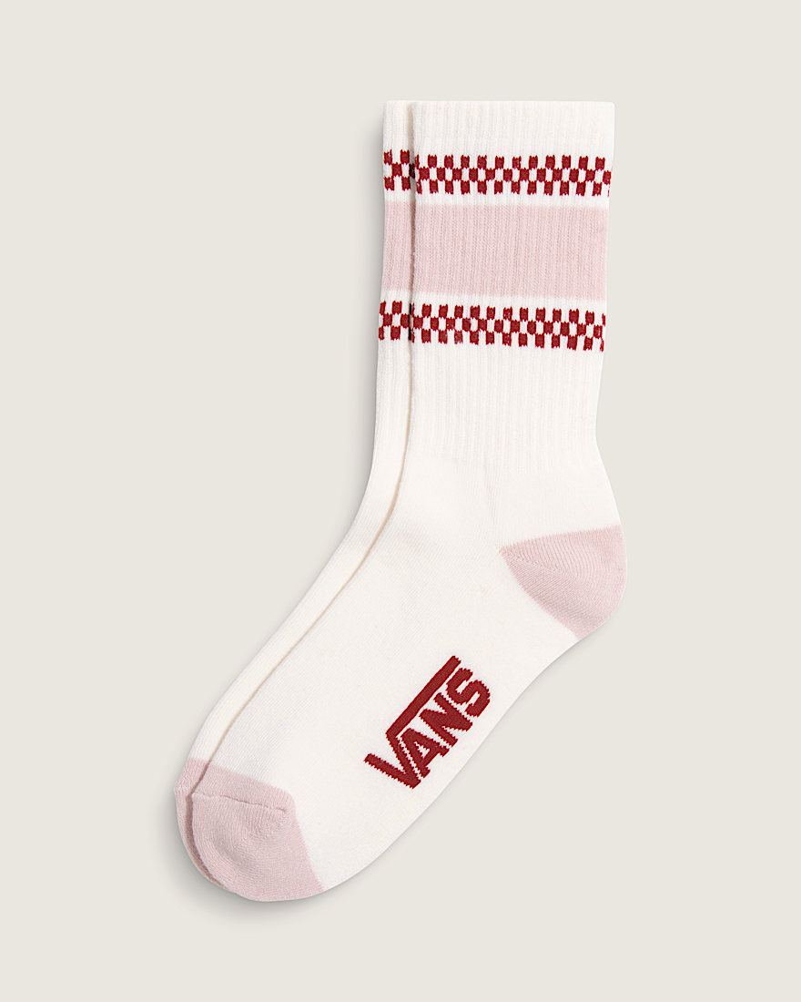 Checkerboard Flag Crew Socks - 1
