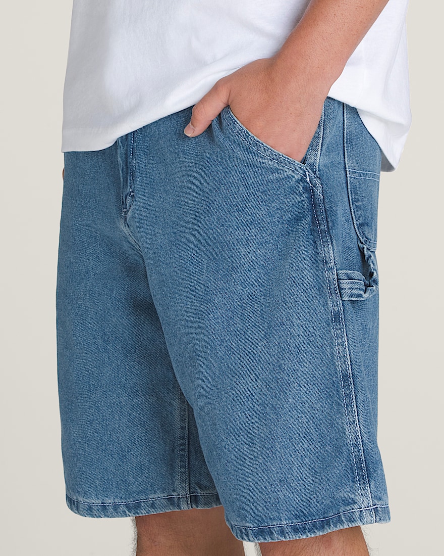 Drill Chore Loose Denim 22'' Shorts