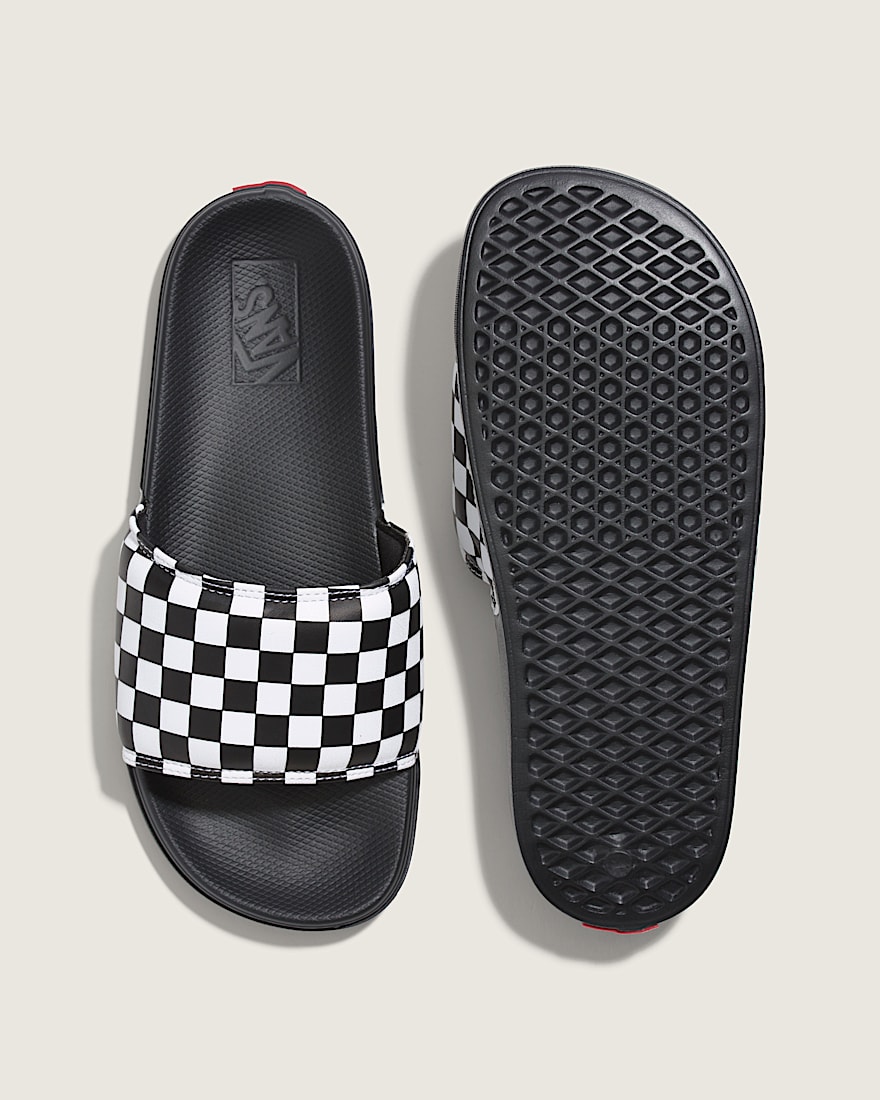 La Costa Checkerboard Slide-On Sandal