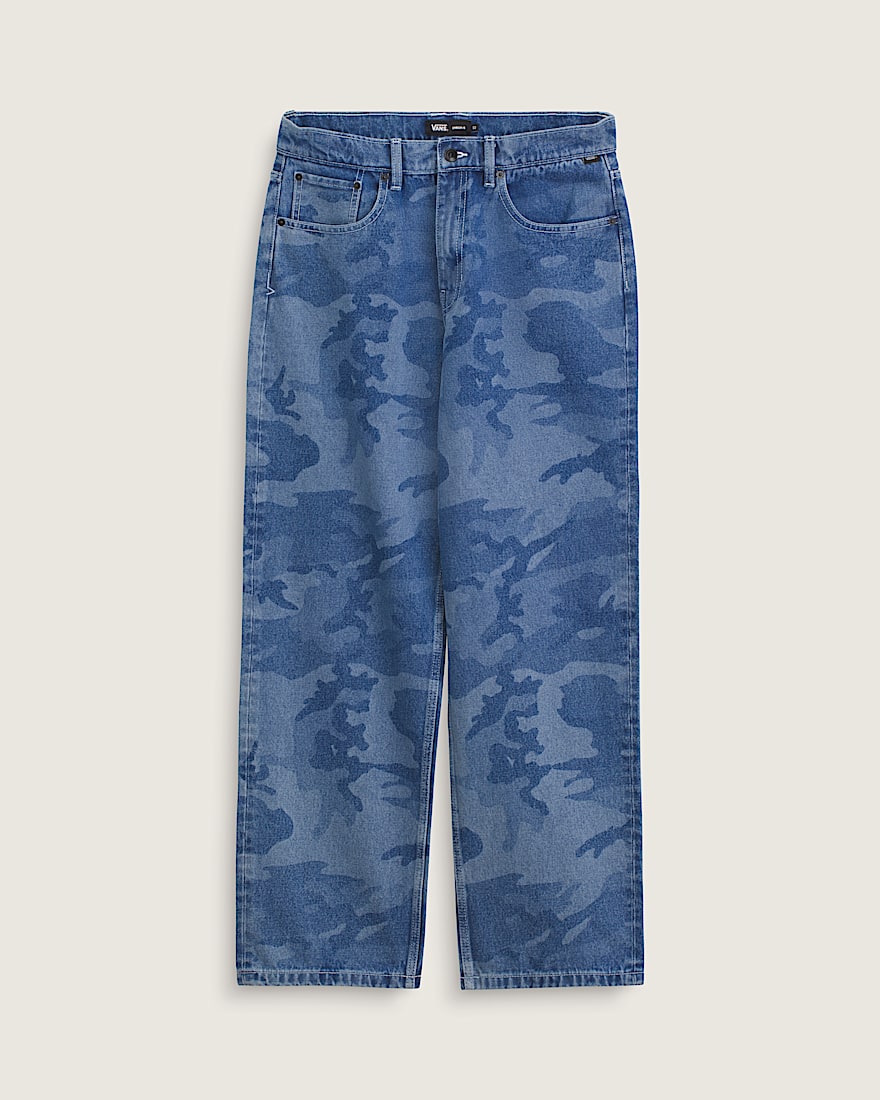 Check-5 Loose Denim Pants - 1