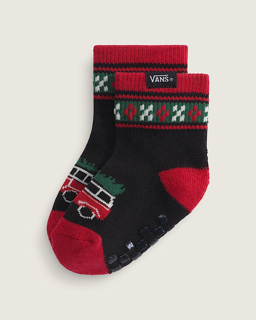 Infant Winter Family Trip Crew Socks - 1