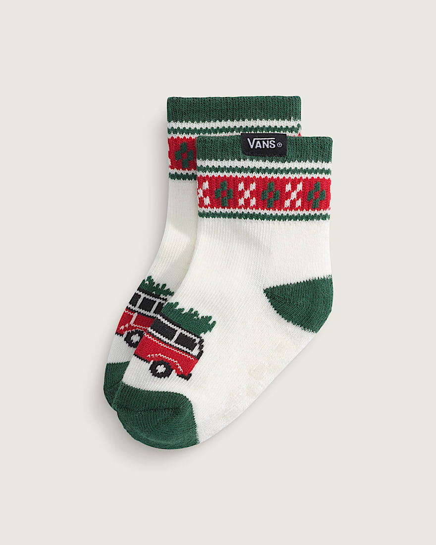 Infant Winter Family Trip Crew Socks - 1