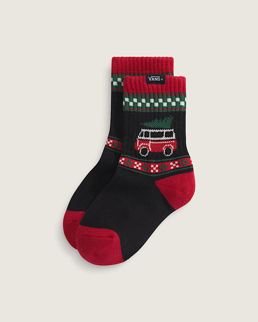 Toddler Winter Family Trip Crew Socks - 1