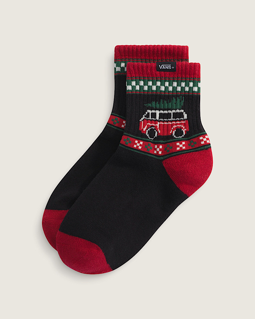 Kids Winter Family Trip Crew Socks - 1