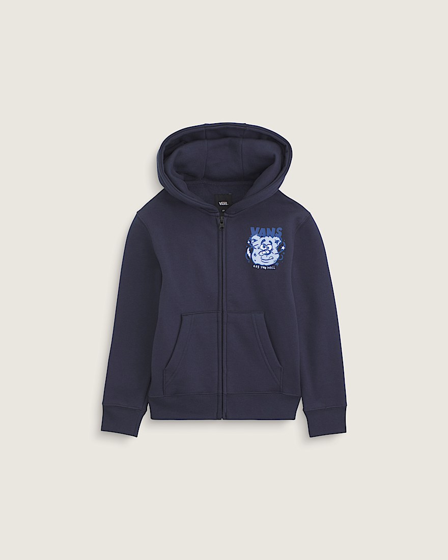 Little Kids Dizzy Bear Zip Hoodie - 1