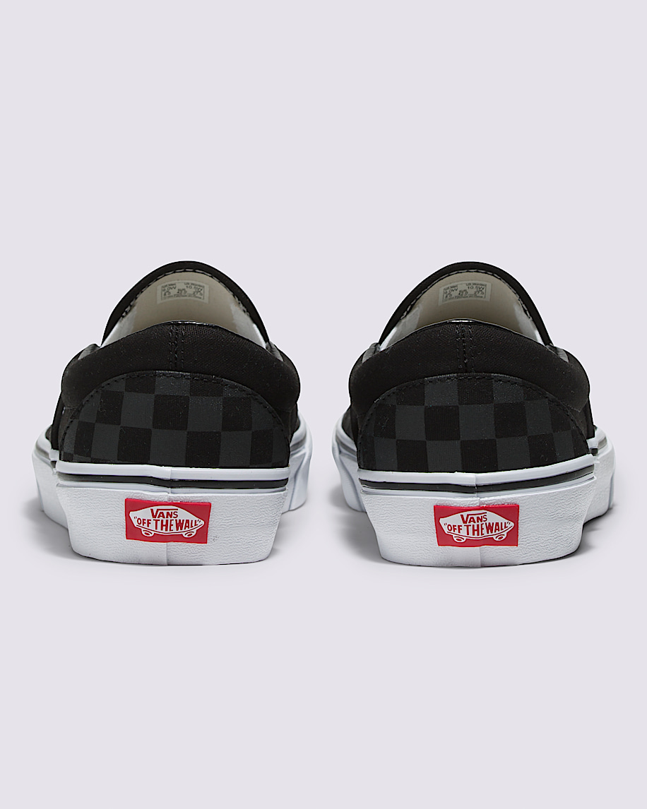Customs Classic Slip-On Checkerboard Wide Shoe - 4