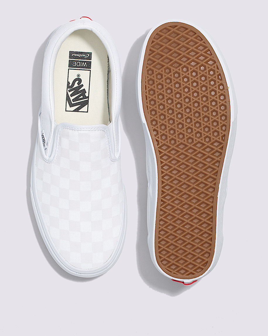 Customs Classic SlipOn Checkerboard Wide Shoe VANS Customs ALT2