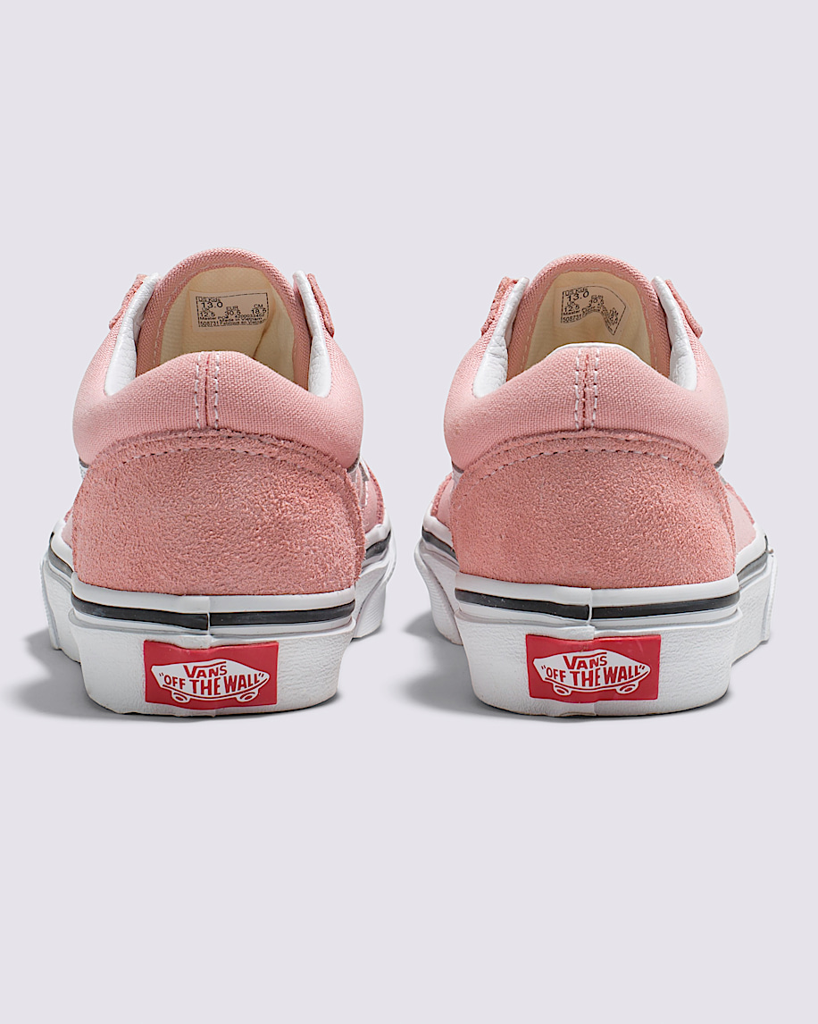 Little Kids Old Skool Shoe VANS Powder Pink  True White ALT3