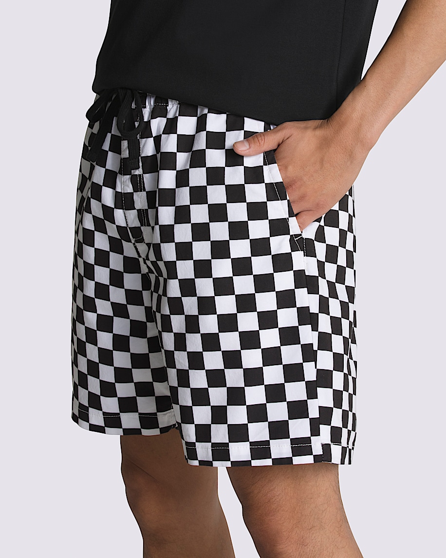 Range Relaxed Elastic Shorts VANS Checkerboard Black ALT2