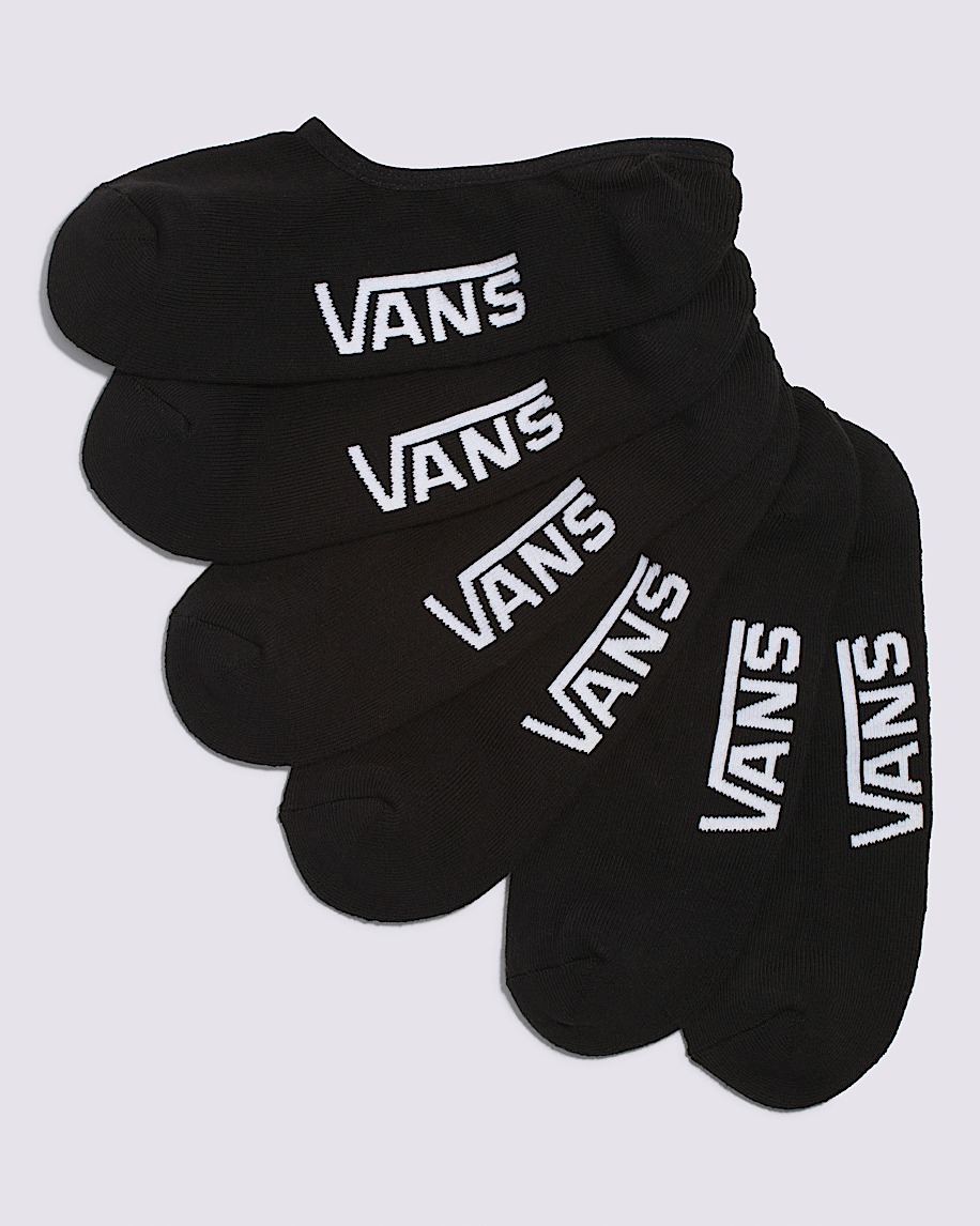 Classic Super No Show Socks 3Pack VANS Black HERO