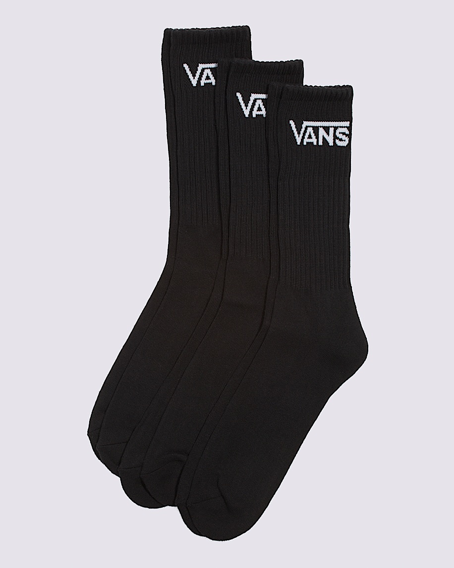 Classic Crew Socks 3Pack VANS Black HERO