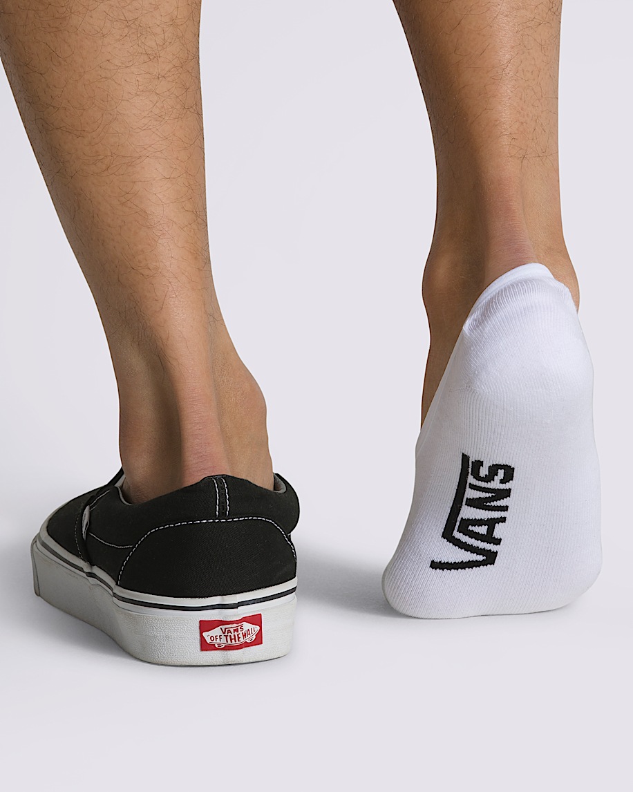 Classic Super No Show Socks 3Pack VANS White ALT1