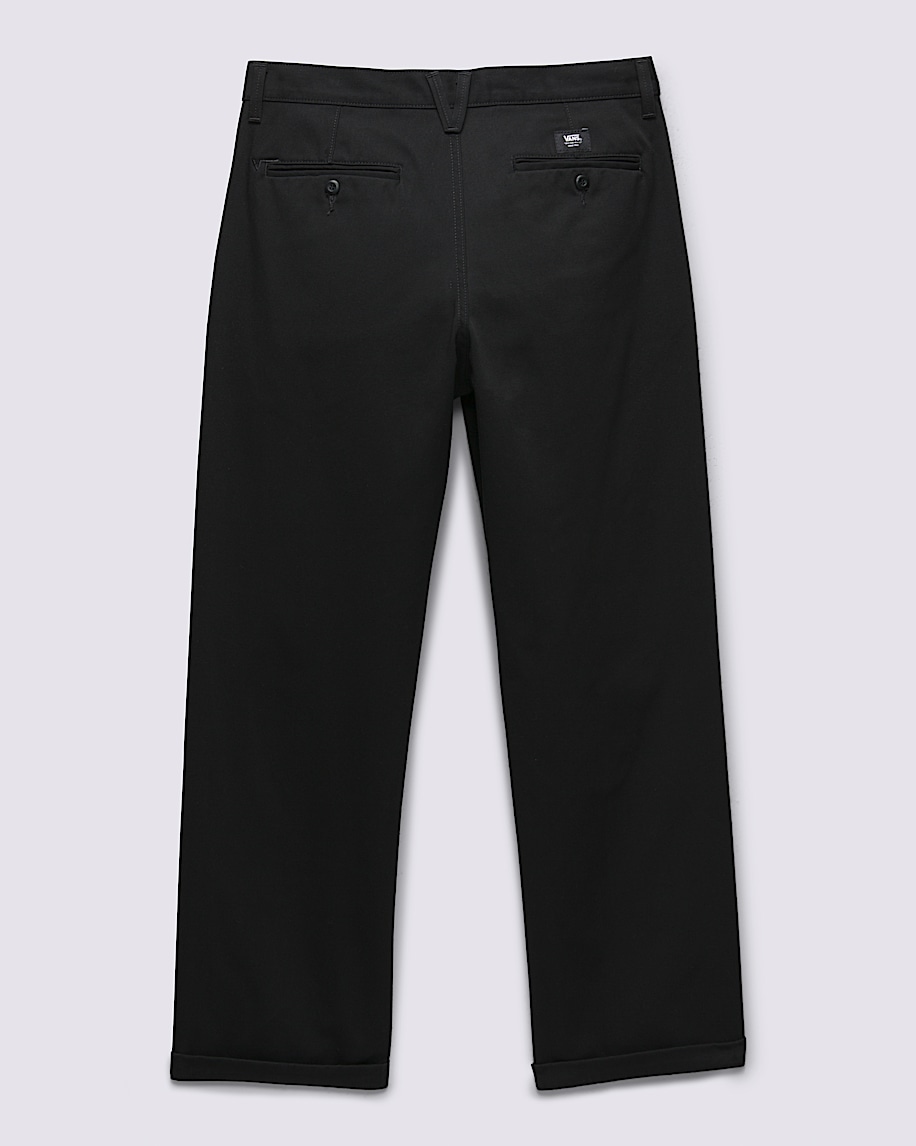 moon　　wide chino pants black M moon wide chino pants black M Wide Fit Chino Pants | UNIQLO US