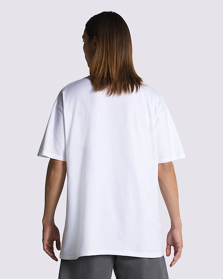 Left Chest Logo TShirt VANS White  Black ALT3