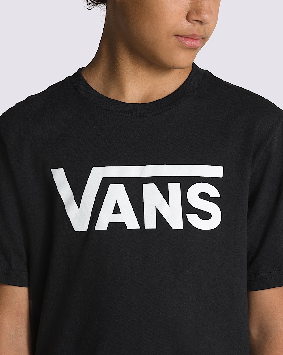 Kids Vans Classic TShirt VANS Black  White ALT3