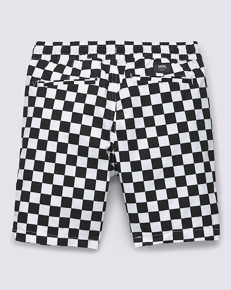 Kids Range Elastic Waist Shorts VANS Black  White ALT5