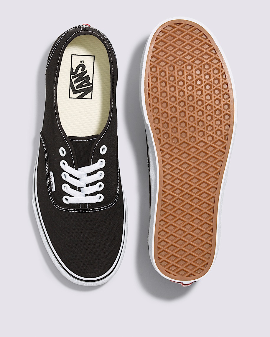 Authentic Wide Shoe in Black / White | Vans