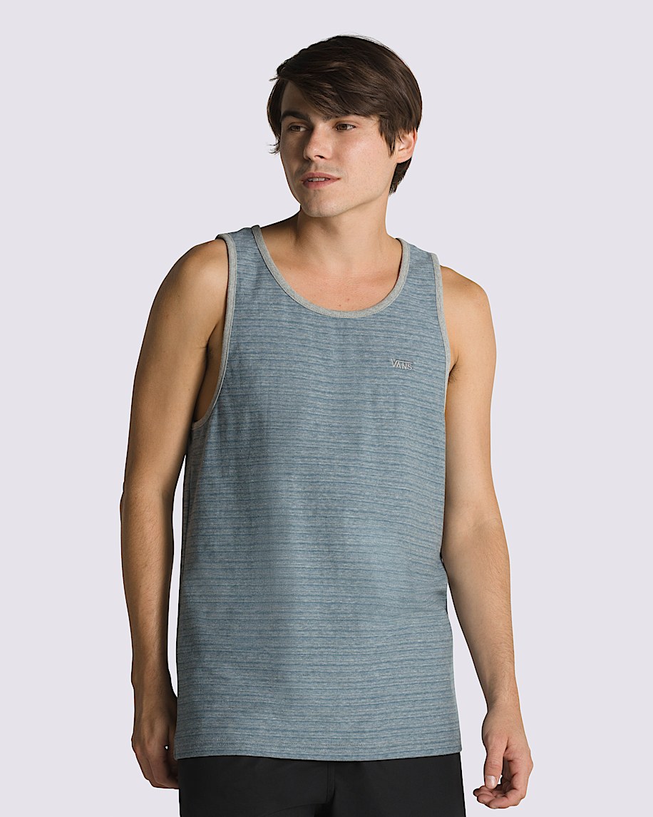 Balboa Tank Top VANS Teal Blue  Grey Heather HERO