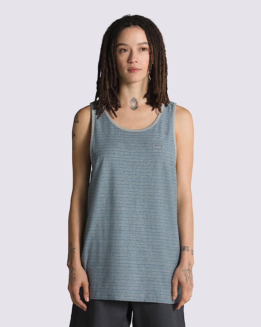 Balboa Tank Top VANS Teal Blue  Grey Heather ALT2
