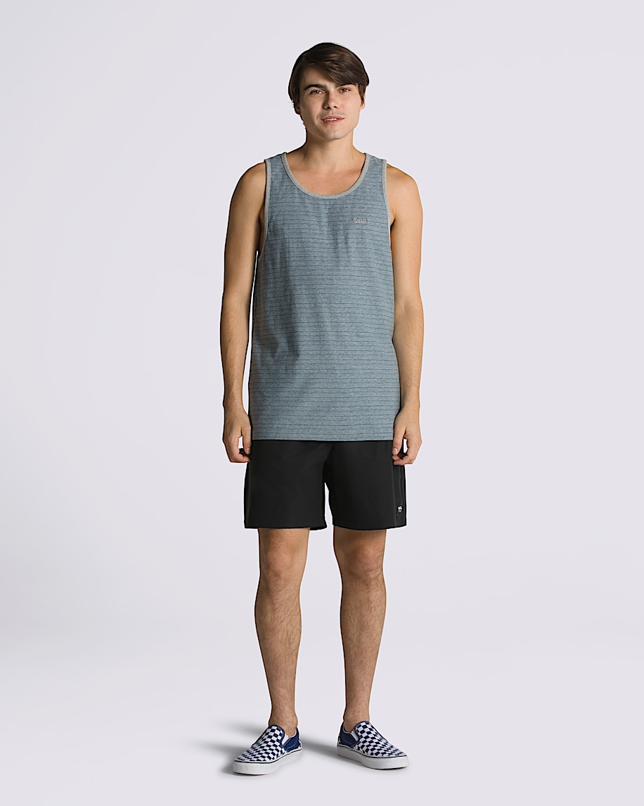 Balboa Tank Top VANS Teal Blue  Grey Heather ALT4