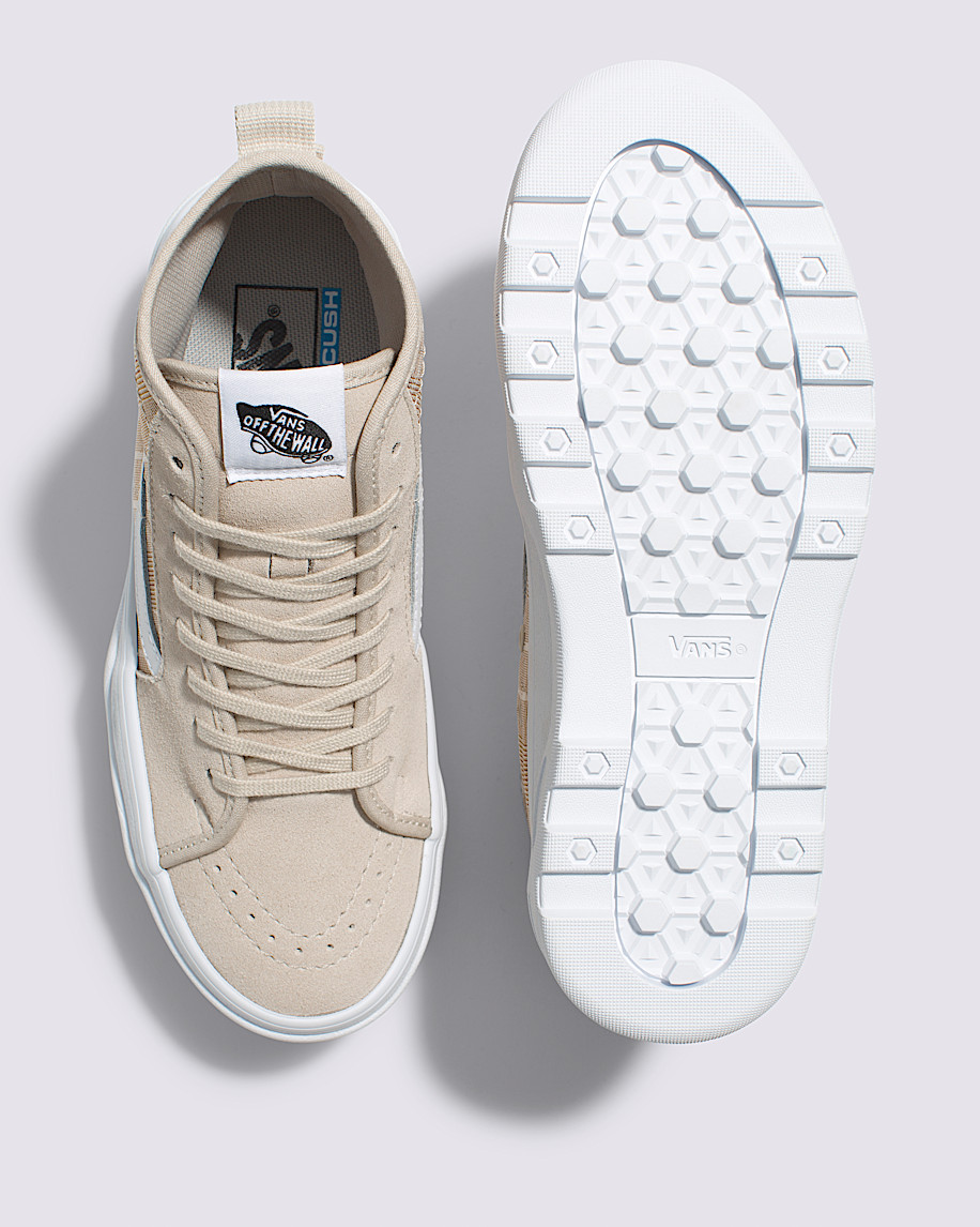 Sentry Sk8Hi WC Plaid Shoe VANS French Oak Beige ALT2