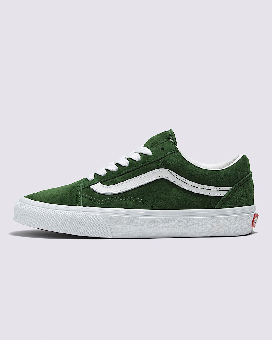 Old Skool Suede Shoe VANS Douglas Fir Green HERO
