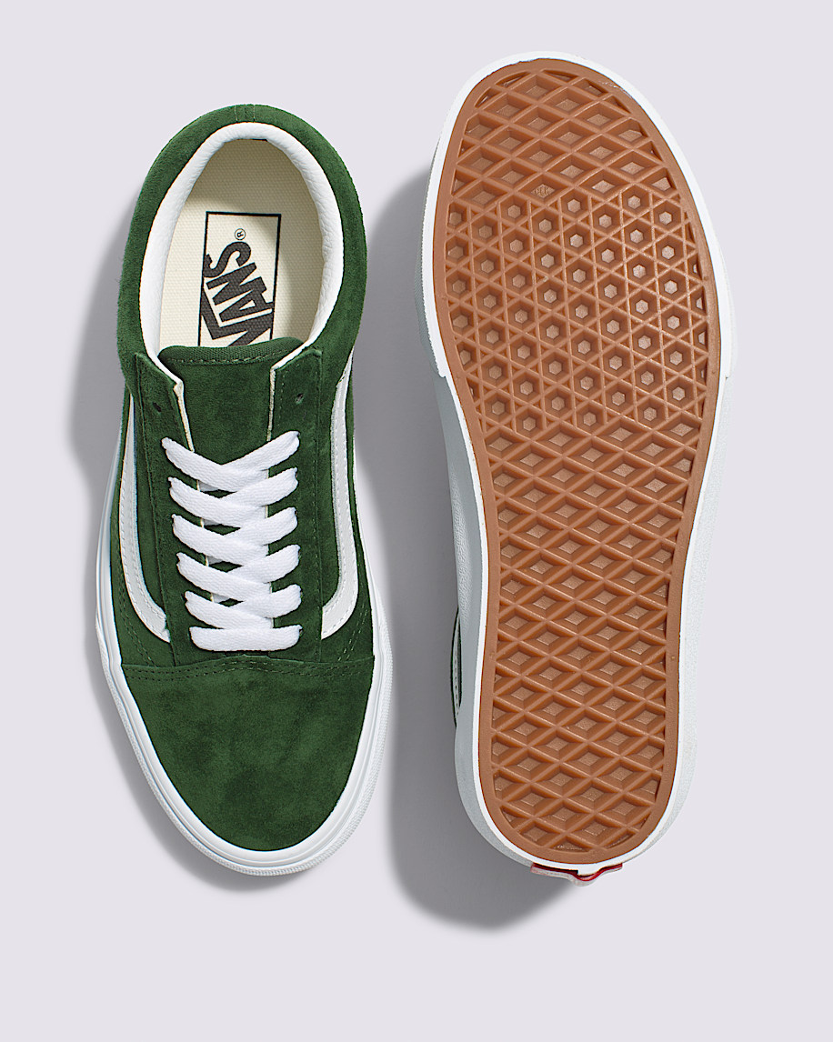 Old Skool Suede Shoe VANS Douglas Fir Green ALT2