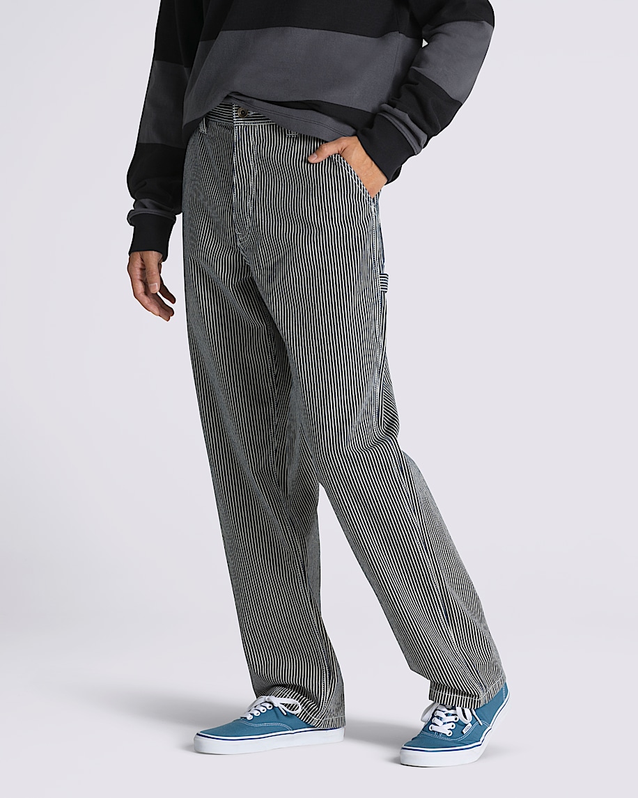 Drill Chore Carpenter Loose Pants VANS Indigo Blue ALT4