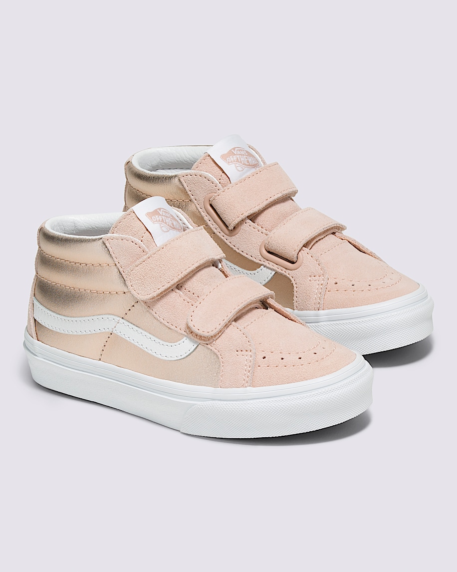 Little Kids Sk8-Mid Reissue V Metallic Shoe - 2