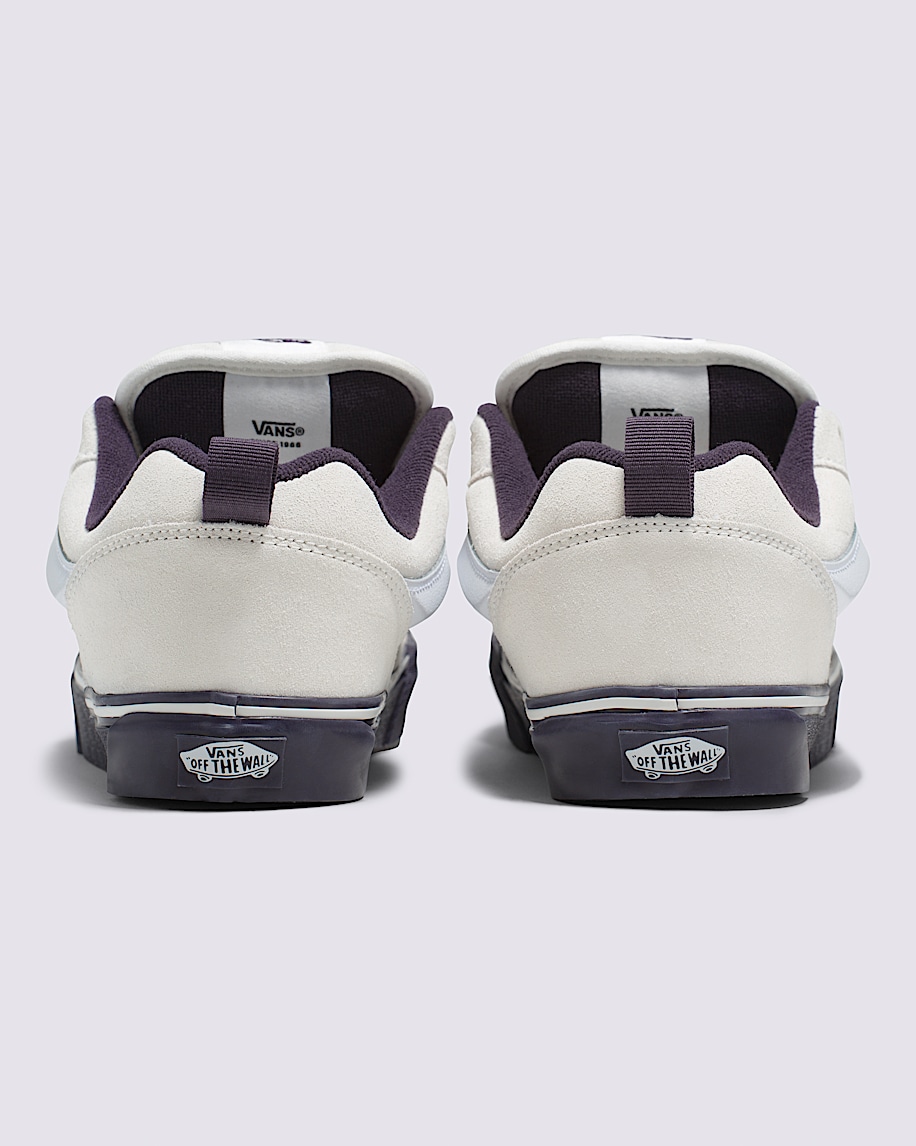 Knu Skool Shoe VANS White  Pink ALT4