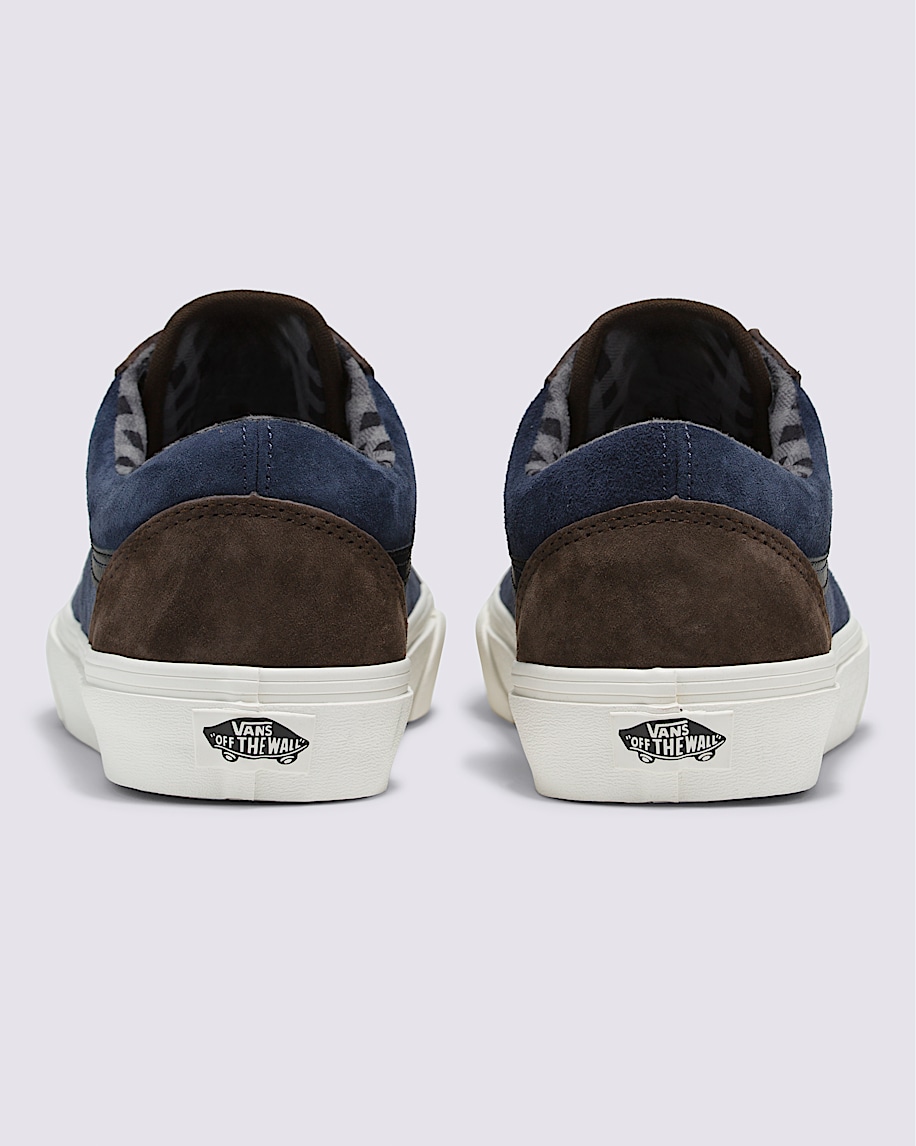 Old Skool Suede Shoe VANS Navy Blue  Brown ALT3