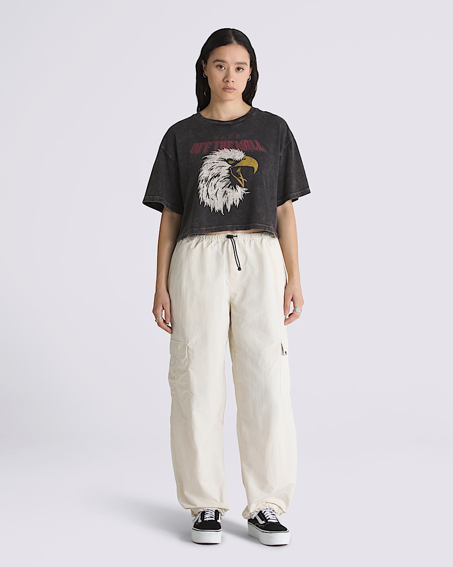 Riley Cargo Parachute Pants VANS Turtledove White ALT1