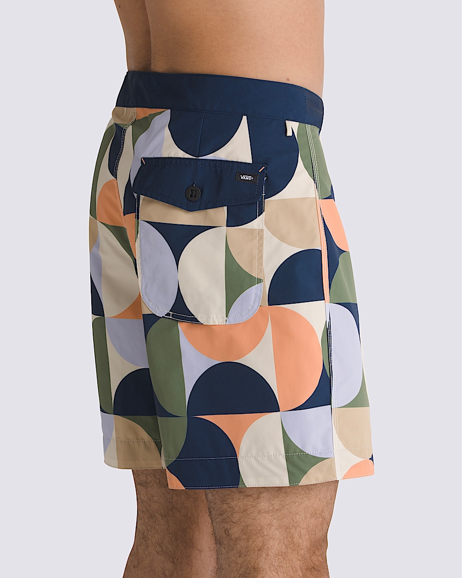 Everride Printed 17 Boardshorts VANS Incense Brown  Blue ALT3