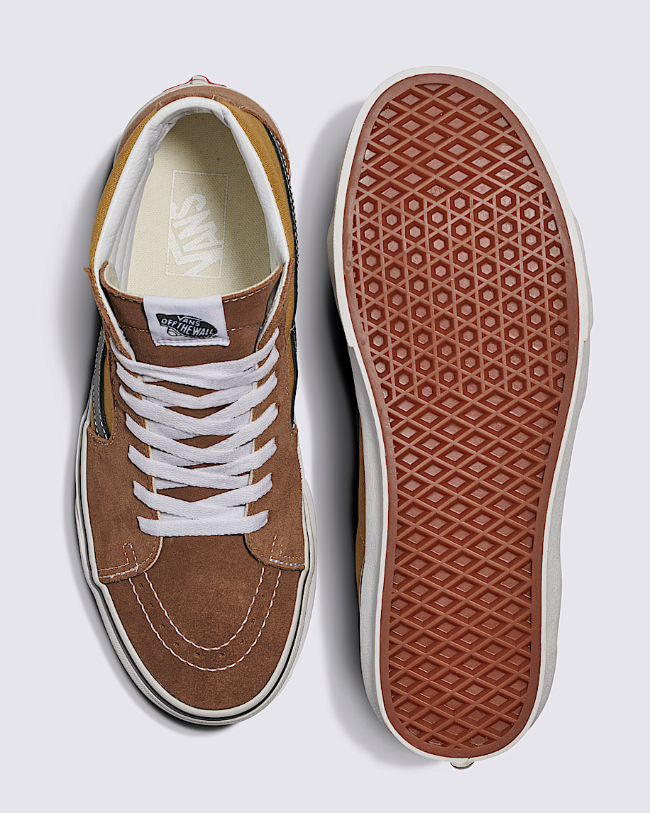 Sk8Hi Canvas Suede Shoe VANS Golden Brown ALT2