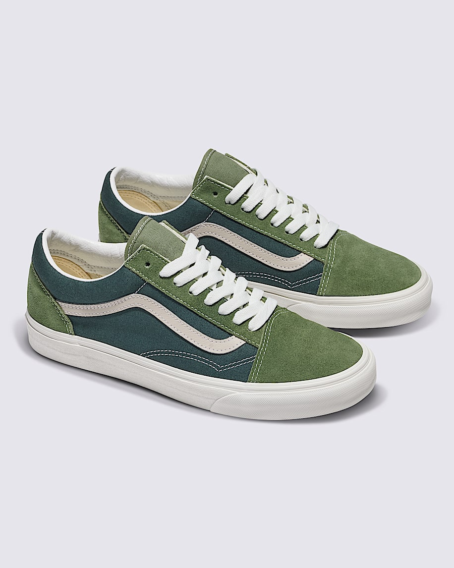 Old Skool Shoe VANS Green  Teal Blue ALT1